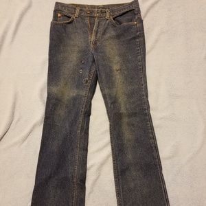 Vintage Orange Label Levis Denim Jeans